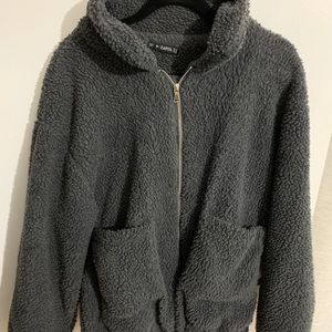 Never worn Faux wool jacket